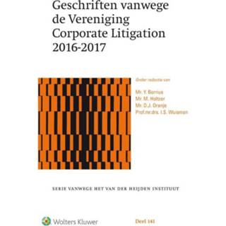 👉 Geschriften vanwege de Vereniging Corporate Litigation 2016-2017. Hardcover