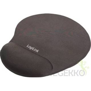 👉 Muismat zwart gel LogiLink ID0027 met polssteun 4260113569306