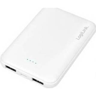 Power bank wit LogiLink PA0202W powerbank Lithium-Ion (Li-Ion) 5000 mAh 4052792057157