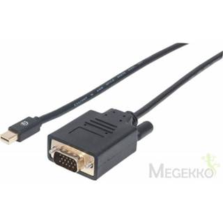 👉 Manhattan 152167 Mini DisplayPort VGA kabeladapter/verloopstukje