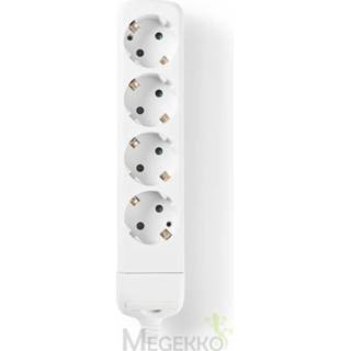 👉 Stekkerdoos wit | Beschermend contact 4-weg 5412810290765