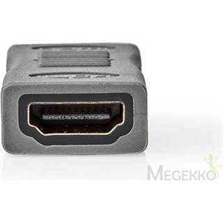 Ethernetadapter zwart metaal High Speed HDMI™ met Ethernet-Adapter | Female - Male 5412810314409