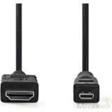 👉 Zwart High Speed HDMI™-kabel met Ethernet | HDMI™-connector - HDMI™-micro-connector 2,0 m 5412810264834