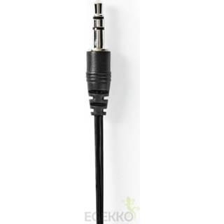 👉 Koptelefoon zwart met Draad | 6,0 m Ronde Kabel On-Ear 5412810322800