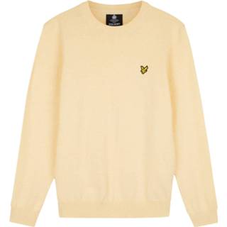 👉 Trui katoen active m geel Lyle & Scott ronde hals katoen/merino licht 5054783594916 5054783594923