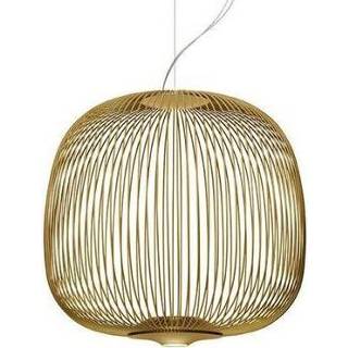 👉 Hanglamp goud aluminium Foscarini Spokes 2 Midi MyLight -