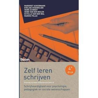 👉 Leer Zelf leren schrijven. schrijfvaardigheid voor psychologie, pedagogiek en sociale wetenschappen, Van der Wal, Estella, Paperback 9789058756039