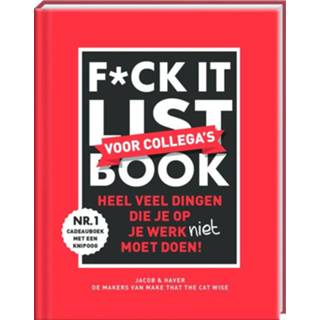 👉 Active F*ck-it list book voor collega's 9789463336321