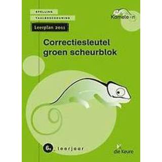 👉 Spiraalband groen KAMELEON SPELLING 6 - CORRECTIESLEUTEL SCHEURBLOK GROEN. BILLIAERT, ERIK, 9789048610181