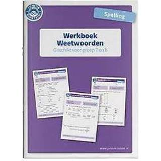 👉 Werk boek Spelling Werkboek Weetwoorden groep 7 en 8. voor 8, Paperback 9789492265906