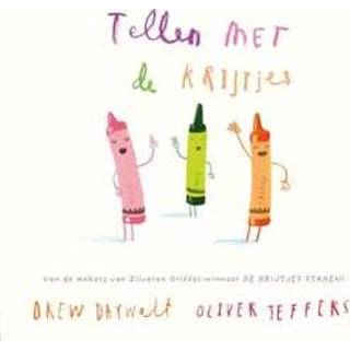 👉 Tellen met de krijtjes. Oliver Jeffers, Hardcover 9789026144066