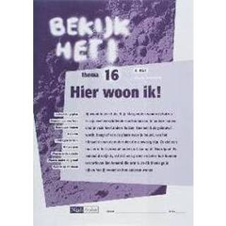 👉 Werkboek Bekijk het ! Nask & Techniek 2 Vmbo-KGT 16. hier woon ik !, D. Brinkman, Paperback 9789042533653