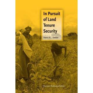 👉 Boek richting dekker In Pursuit of Land Tenure Security - H. (9085551110) 9789085551119