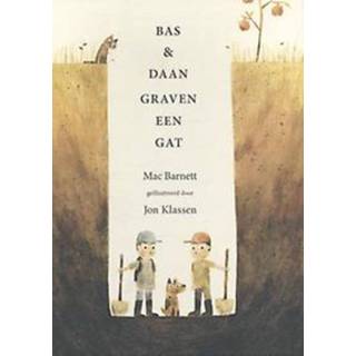 👉 Bas en Daan graven een gat - Boek Mac Barnett (9089671811)