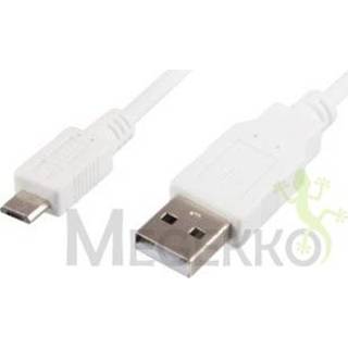 👉 Sharkoon 1.5m, Micro-USB2.0-B/USB2.0-A 1.5m USB A Micro-USB B Wit