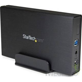 👉 StarTech.com 3,5in zwarte USB 3.0 externe SATA III harde-schijfbehuizing met UASP voor SATA 6 Gbps d