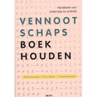 👉 Vennootschapsboekhouden. Handboek voor onderwijs en praktijk, Vertonghen, Robert, onb.uitv.