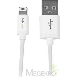 👉 Witte StarTech.com 1 m Apple 8-polige Lightning-connector-naar-USB-kabel voor iPhone / iPod iPad