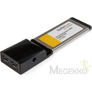 👉 StarTech.com 2-Poort ExpressCard 1394b FireWire Laptop Adapterkaart