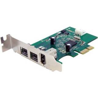 👉 StarTech.com 3-poort 2b 1a Low Profile 1394 PCI Express FireWire Adapterkaart