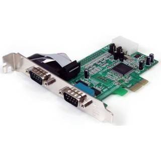 👉 StarTech.com 2-poort Native PCI Express RS232 Seriële Kaart met 16550 UART