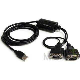 👉 StarTech.com 2-poort FTDI USB naar RS232 Seriële Adapter Verloopkabel met COM-behoud