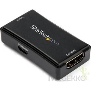 👉 Video extender zwart StarTech.com HDBOOST4K2 audio/video AV-repeater