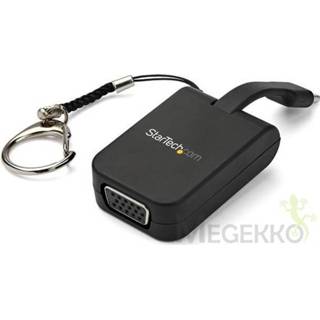 👉 Sleutelhanger StarTech.com Draagbare USB-C naar VGA adapter met Quick-Connect