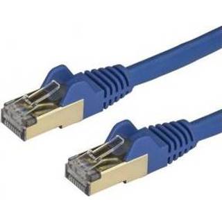 👉 Netwerk kabel blauw StarTech.com 3m Cat6a Ethernet netwerkkabel shielded (STP) patchkabel Cat 6a