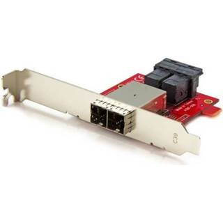 👉 StarTech.com Mini-SAS adapter dual SFF-8643 naar SFF-8644 full/low-profile steunen 12Gbps