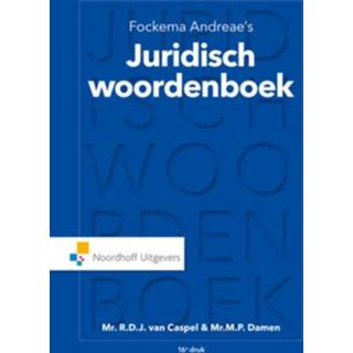 👉 Woorden boek Fockema Andreae's juridisch woordenboek. Van Caspel, R.D.J., Paperback 9789001863128