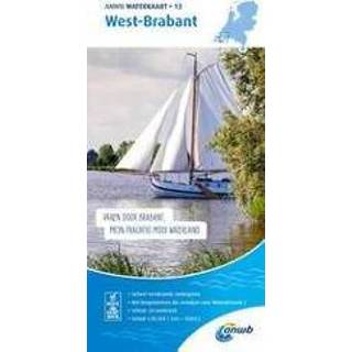 👉 Waterkaart ANWB 13 West-Brabant. 1:50.000, onb.uitv. 9789018046088