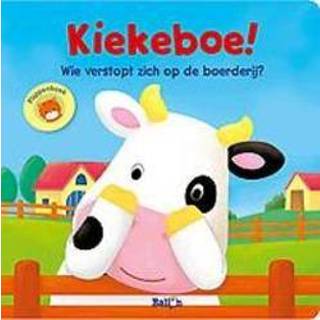 👉 Kiekeboe! Wie verstopt zich op de boerderij?. Hardcover 9789463074063