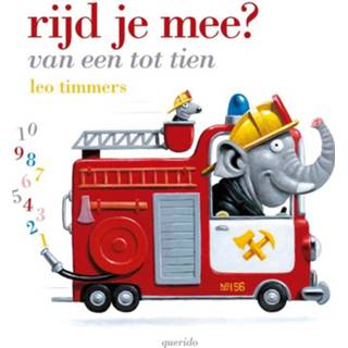 👉 Rijd je mee?. van een tot tien, Timmers, Leo, Hardcover 9789045120492