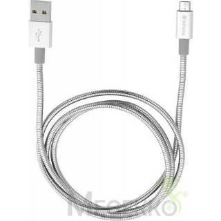 👉 Verbatim 48862 1m USB A Micro-USB A Zilver USB-kabel