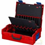 👉 Knipex 00 21 19 LB opbergdoos voor hulpmiddelen Zwart, Blauw, Rood Acrylonitrielbutadieenstyreen (AB