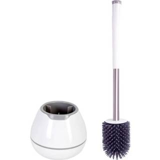 Toiletset met siliconen borstel UPP wit unisex hygiรซnisch Toiletset wit siliconen unisex hygiรซnisch met borstel UPP 722034752556 1416217969921