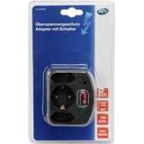 👉 Zwart REV 3-voud adapter met schakelr en overspanningsbewaking 4006341670533