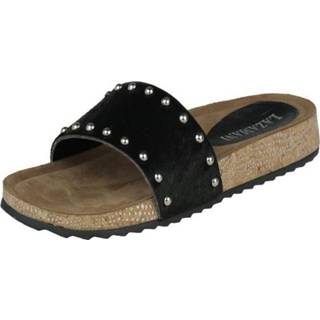 👉 Leder vrouwen zwart Lazamani Ladies Mules Studs