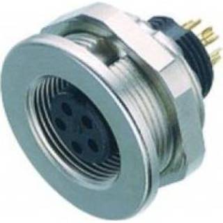 👉 Kabelverbinder zilver BINDER 09 0428 00 08 kabel-connector M9 8716065144154