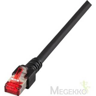 Netwerkkabel zwart EFB Elektronik K5515.0,25 0,25 m Cat6 S/FTP (S-STP) 4049759063290