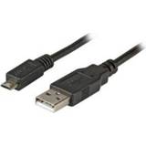 👉 Mannen zwart EFB Elektronik 1m USB 2.0 A Micro-USB B Mannelijk USB-kabel 4049759054090