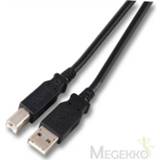 👉 Mannen zwart EFB Elektronik 5.0m USB 2.0 A/B 5m A B Mannelijk USB-kabel 4049759055448