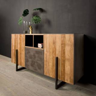 👉 Dressoir teak gerecycled Tower Living 'Ora' teak, 167 cm