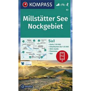 👉 Millstätter See Nockgebiet 1 50 000 - Kompass-Karten Gmbh 9783990447185