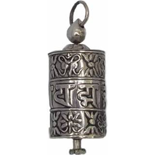 👉 Hanger zilveren sterling zilver active klein Tibetaanse Gebedsmolen (Klein) 7436953613647