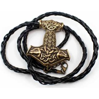 👉 Hanger roestvrij staal bruin Viking Thor's Hamer Goat 7448123854880