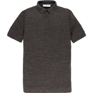 👉 Short sleeve zwart m men poloshirts polo cotton uneven bu pirate black 8719419343029