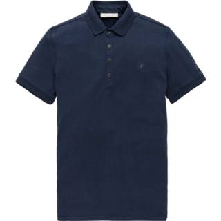 👉 Short sleeve s men poloshirts blauw polo light pique stre dress blues 8719419343739