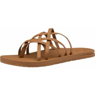 Sandaal bruin 36 vrouwen Volcom - Women's E-Cliner Multi Strap Sandalen maat 36, 193573241137